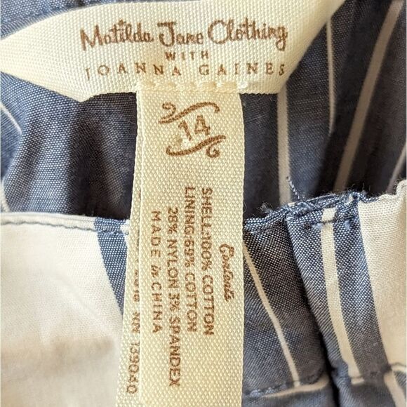 Matilda Jane Boho Farm Core Cotton Patchwork Tie Shoulder Overalls | Girls 14 - Picture 7 of 12